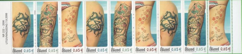 Libretto Aland Anno 2006 L’arte del tatuaggio a Aland