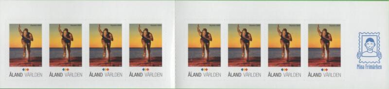 Libretto Aland Anno 2009 Il mio francobollo XIII giochi dei piccoli stati d’Europa Francobollo personalizzabile Autoadesivo