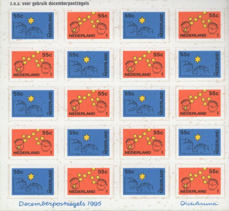 Minifoglio Olanda Anno 1995 Natale e nuovo anno (MF 1531-1532)