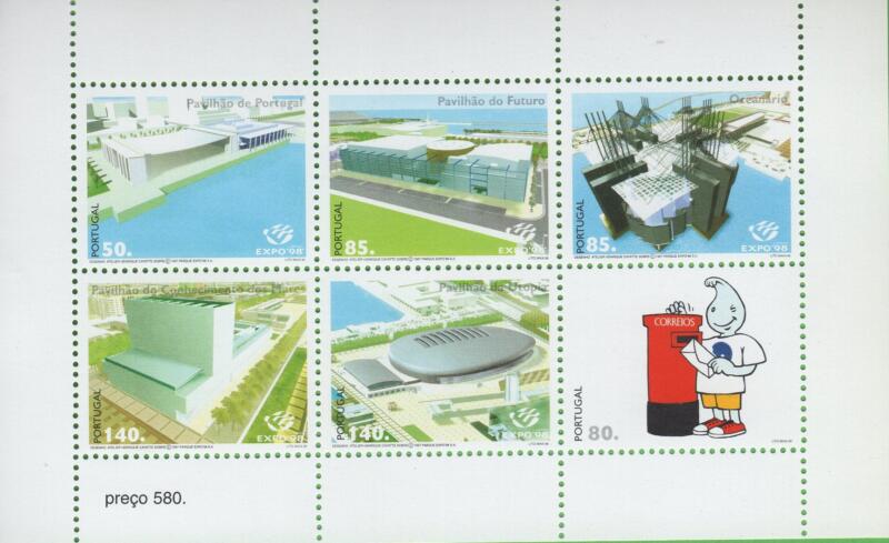Minifoglio Portogallo Anno 1998 Expo 98 Gli oceani un patrimonio per il futuro (MF 2240)