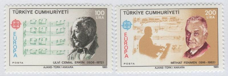 Francobolli Turchia Anno 1985 Europa Anno europeo della musica