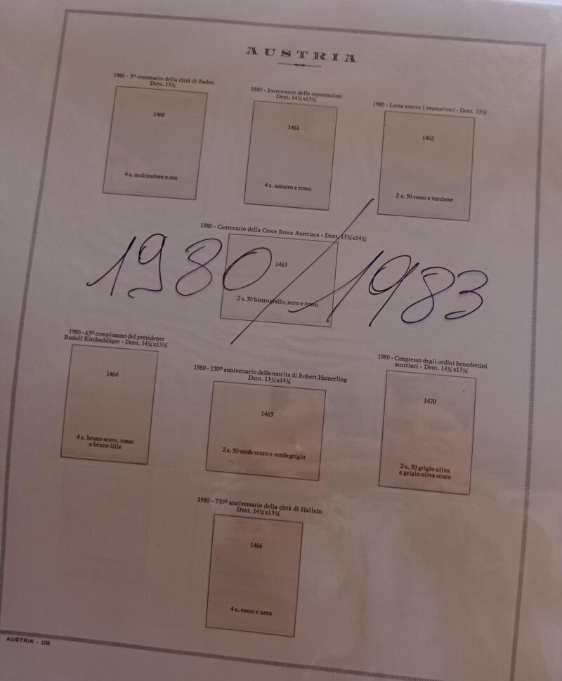 Pagine King Versione classica per Album Marini Austria 1980-83