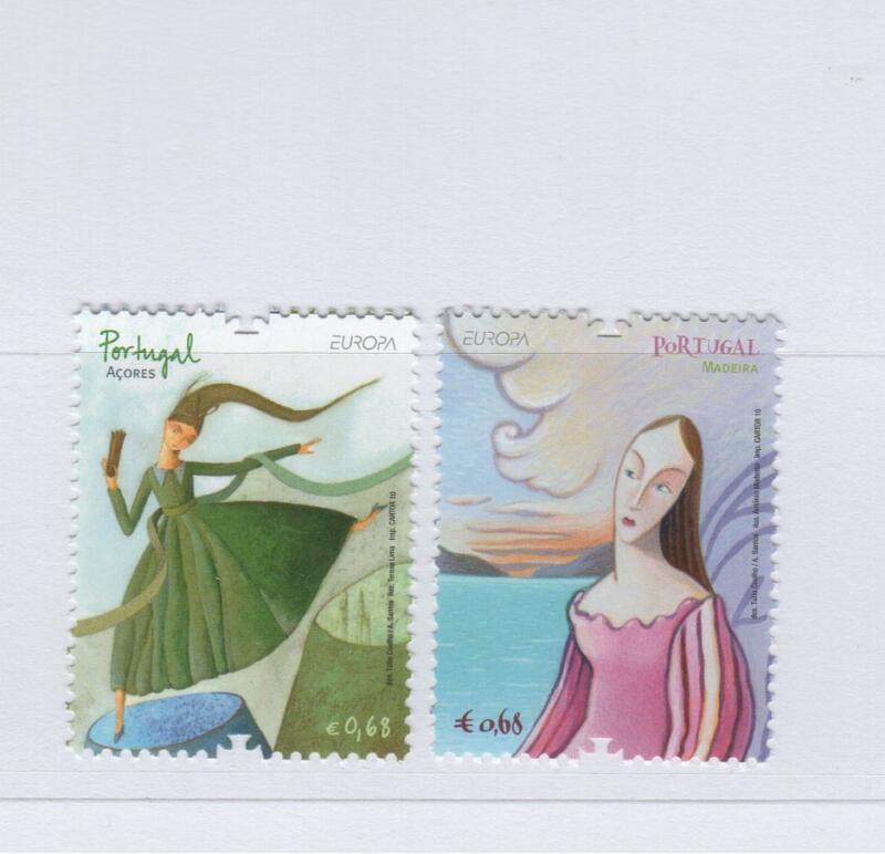 Francobolli Azzorre e Madera Anno 2011 Europa Libri per l'infanzia