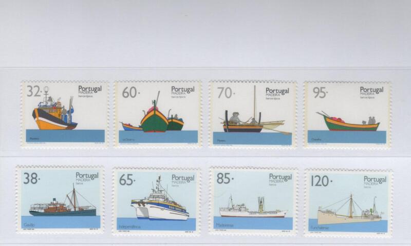 Francobolli Madera Anni 1990 e 1992 Imbarcazioni tipiche locali