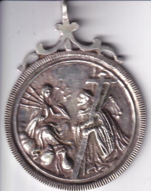 Medaglia votiva AUXILIUM ANN SANCTUS