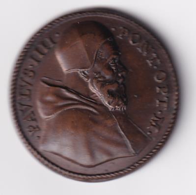 Medaglia commemorativa PAULUS III PONT - OPT.M. - IN FLUCTIB EMERGENS