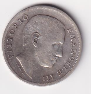 Moneta Italia Regno Vittorio Emanuele III Anno 1906 Lire 1 Aquila Sabauda
