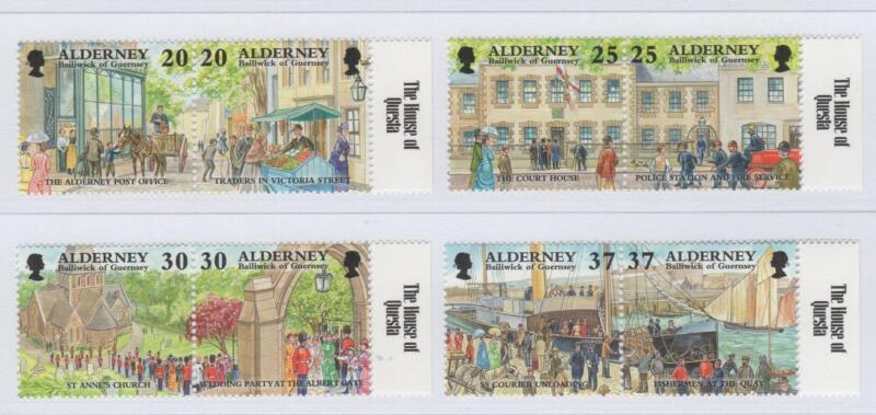 Francobolli Alderney Anno 1998 Sviluppo storico di Alderney Seconda serie