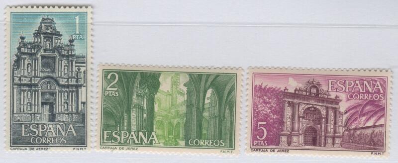 Francobolli Spagna Anno 1966 Certosa di Santa Maria di Jerez