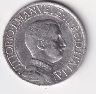Moneta Italia Regno Vittorio Emanuele III Anno 1913 Lire 1 Quadriga veloce