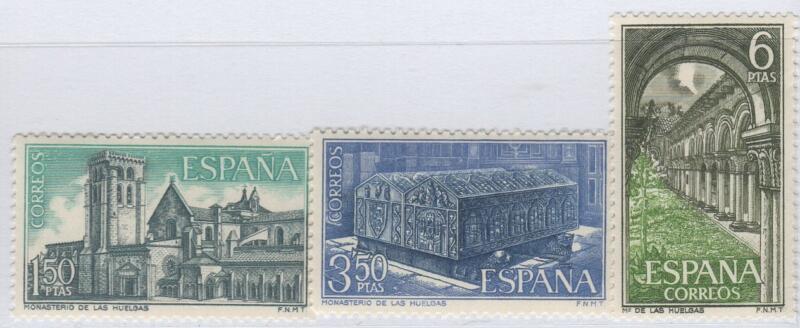 Francobolli Spagna Anno 1969 Monastero di Las Huelgas
