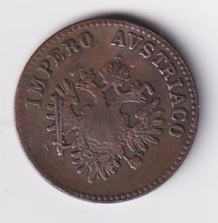 Moneta Impero Austriaco CENTESIMI 5 Venezia Anno 1852