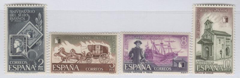 Francobolli Spagna Anno 1975 125esimo anniversario del francobollo spagnolo