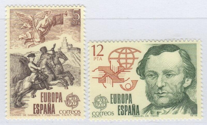 Francobolli Spagna Anno 1979 Europa Storia postale