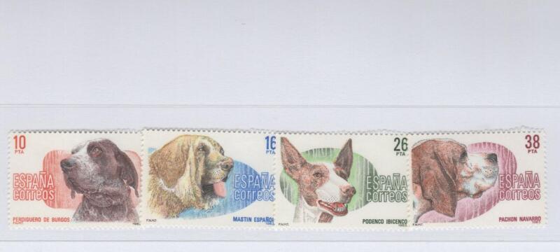 Francobolli Spagna Anno 1983 Cani di razza spagnola