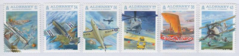 Francobolli Alderney Anno 2009 Centenario dell’aeronautica