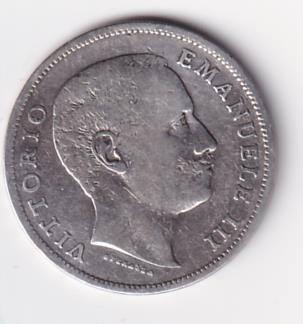 Moneta Italia Regno Vittorio Emanuele III Anno 1901 Lire 1 Aquila Sabauda