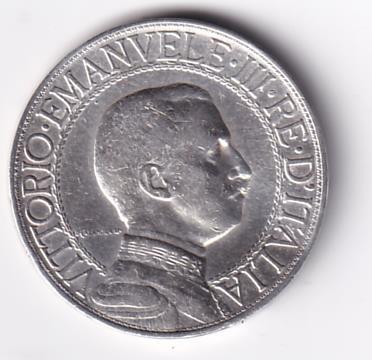 Moneta Italia Regno Vittorio Emanuele III Anno 1908 Lire 2