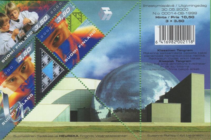 Foglietto Finlandia Anno 2000 La scienza