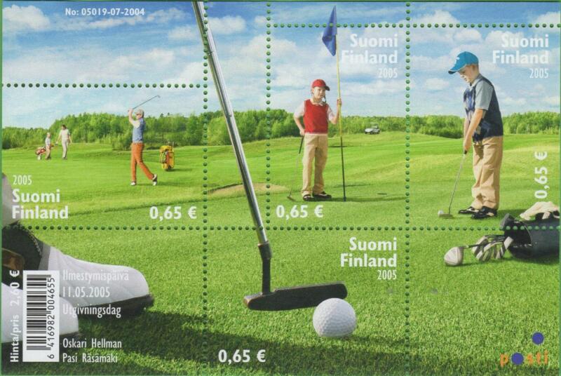 Foglietto Finlandia Anno 2005 Sport Golf