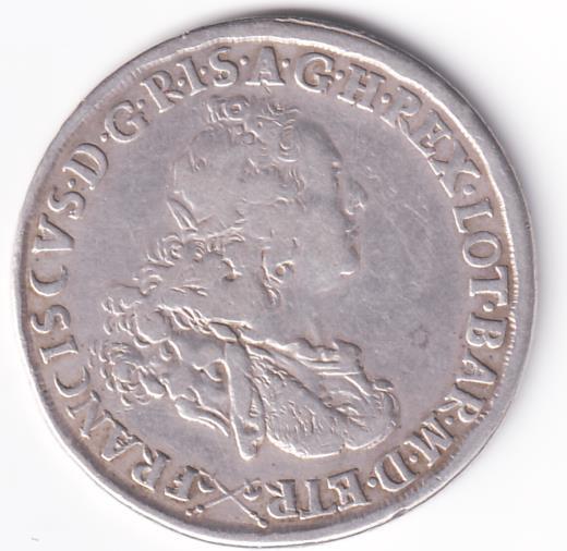Moneta Granducato di Toscana Anno 1765 Franciscus D.G. P.I.S.A.G.H.REX LOT BAR P.M.D. ETR. - IN.TE.DOMINE.SPERAVI 1765 PISIS