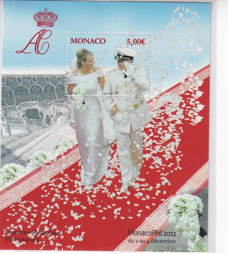 Foglietto Monaco Anno 2011 MONACOPHIL 2011