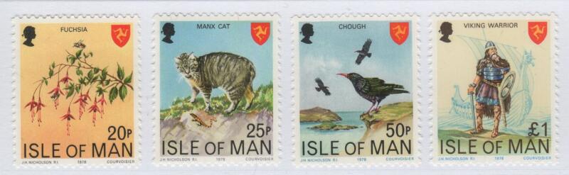 Francobolli Man Anno 1978 Vedute Valori complementari