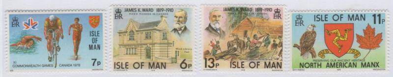 Francobolli Man Anno 1978 Legami con il Canada