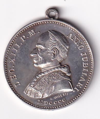 Medaglia LEO XIII P.M. ANNO JUBILAEI MDCCCC - IN LOCO ISTO DABO PACEM