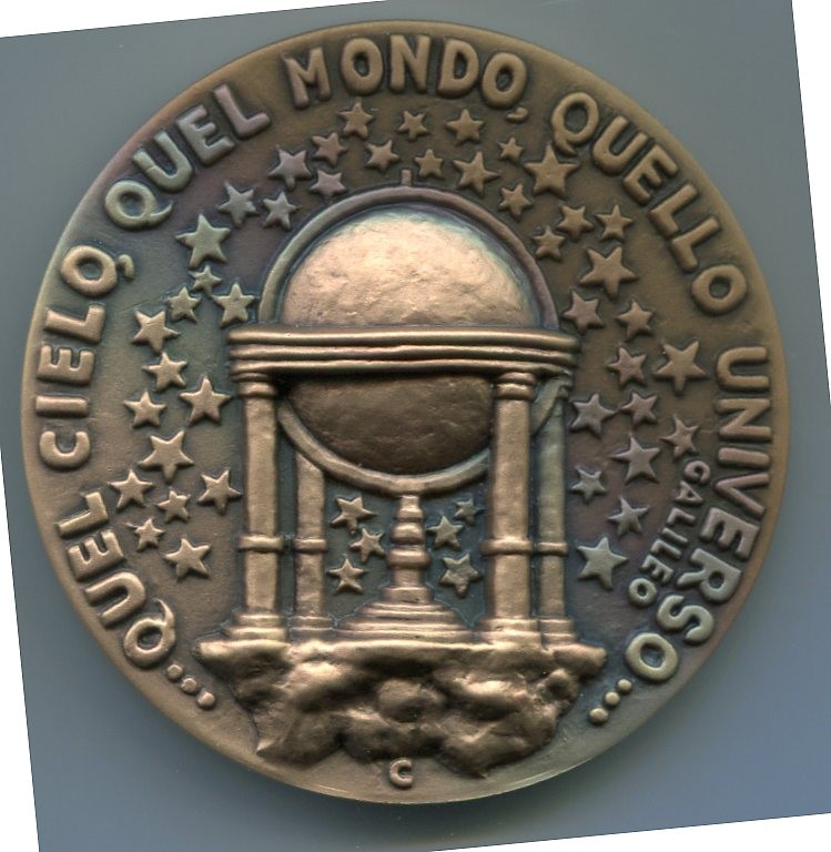 Medaglia commemorativa …QUEL CIELO, QUEL MONDO, QUELLO UNIVERSO…GALILEO - Rotary Club Pisa Galilei 30° anniversario 1980-2010