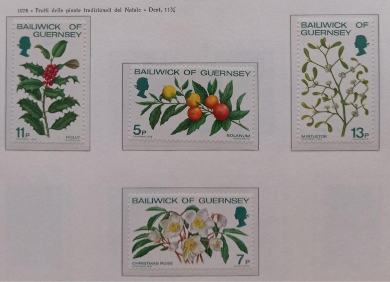 Francobolli Guernsey Anno 1978 Natale