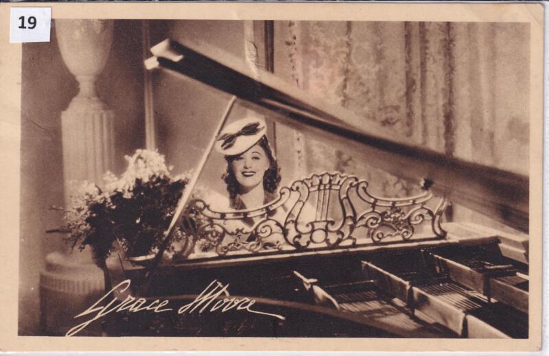 Cartolina d'epoca Ritratto della soprano e attrice GRACE MOORE