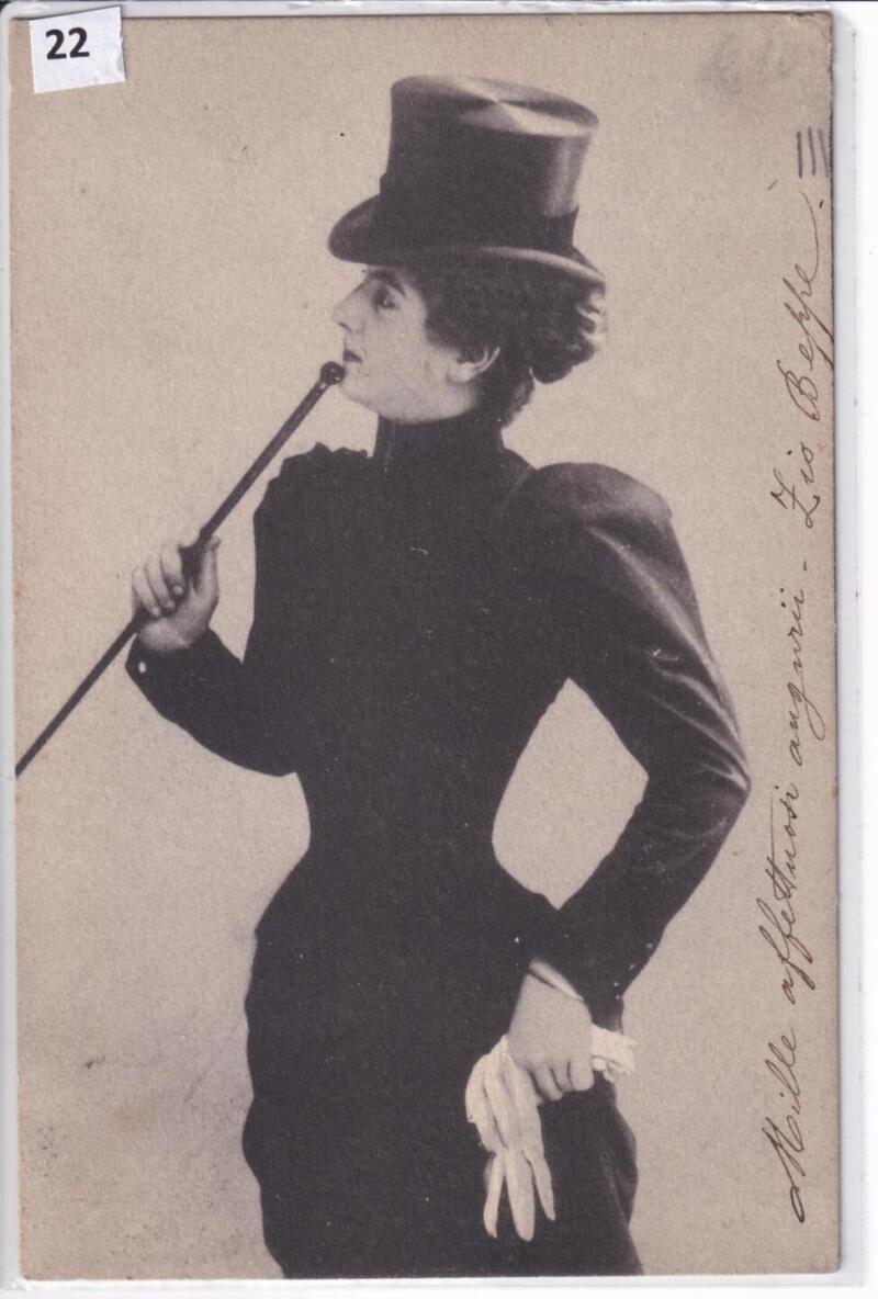 Cartolina d'epoca Ritratto di attrice