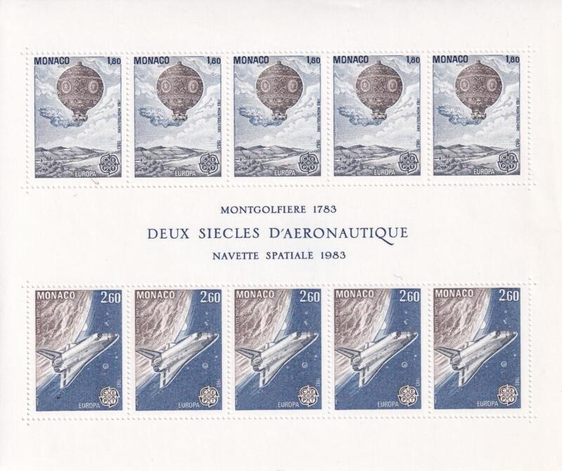 Foglietto Monaco Anno 1983 Europa Le grandi opere del genio umano