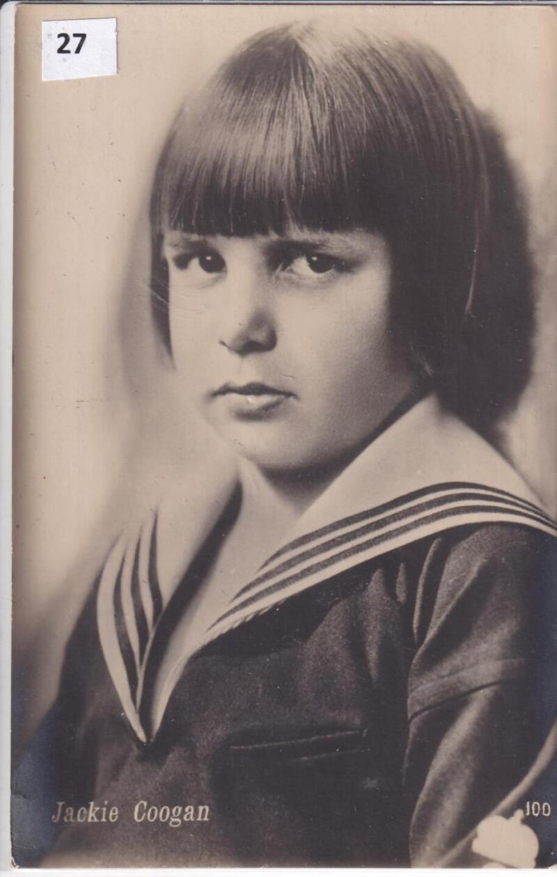 Cartolina d'epoca Ritratto dell'attore Jackie Coogan
