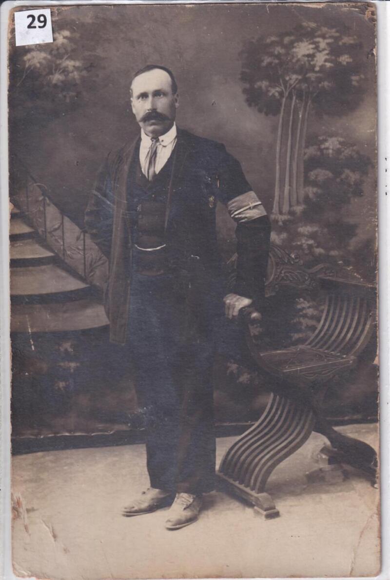 Cartolina d'epoca Ritratto di uomo