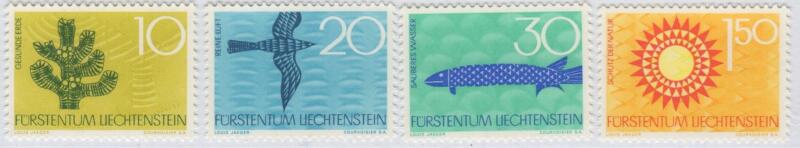 Francobolli Liechtenstein  Anno 1966 Protezione della natura