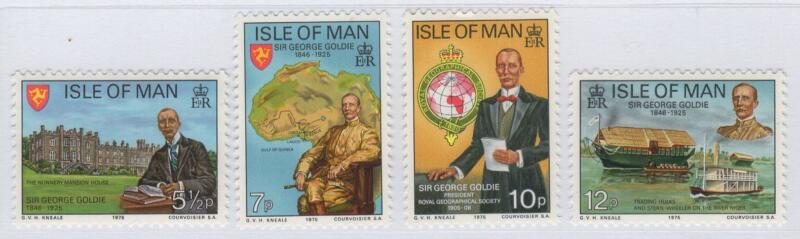 Francobolli Man Anno 1975 Cinquantenario della morte di Sir George Goldie