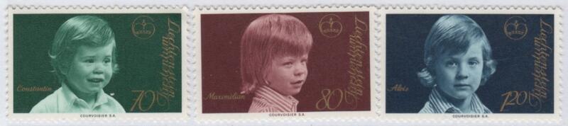 Francobolli Liechtenstein Anno 1975 Ritratti di Principi