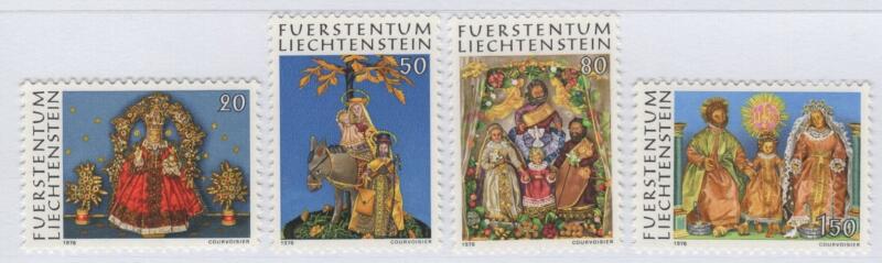 Francobolli Liechtenstein Anno 1976 Natale