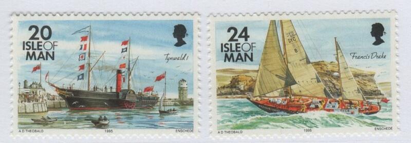 Francobolli Man Anno 1995 Navi