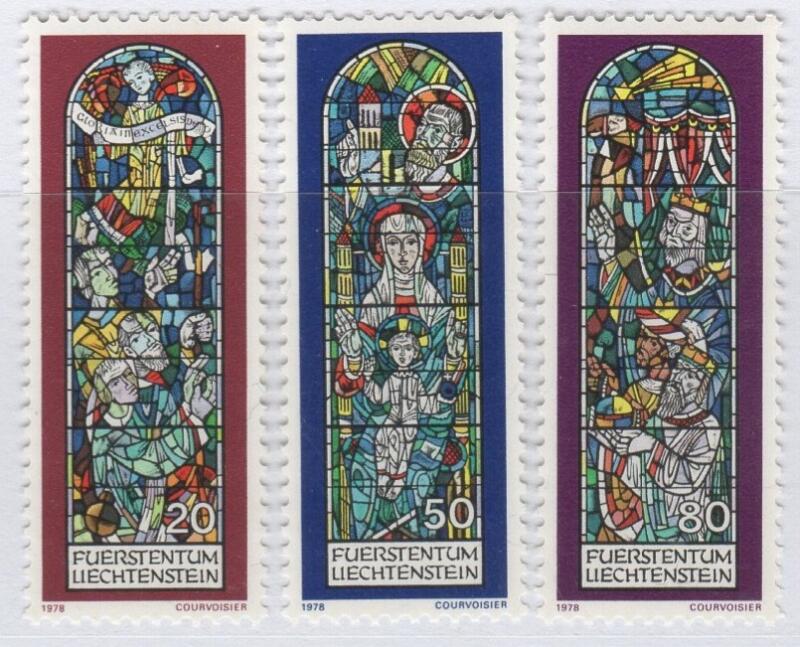 Francobolli Liechtenstein Anno 1978 Natale