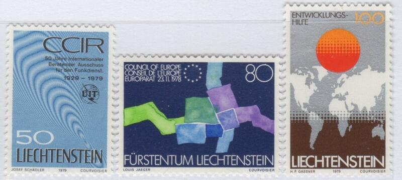 Francobolli Liechtenstein Anno 1979 Avvenimenti ed anniversari