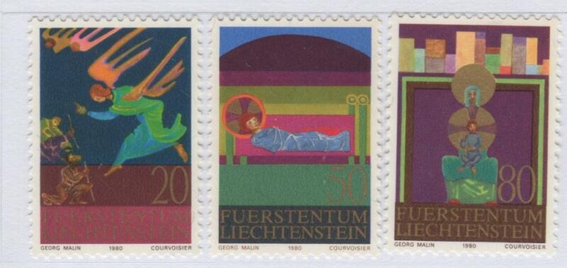Francobolli Liechtenstein Anno 1980 Natale