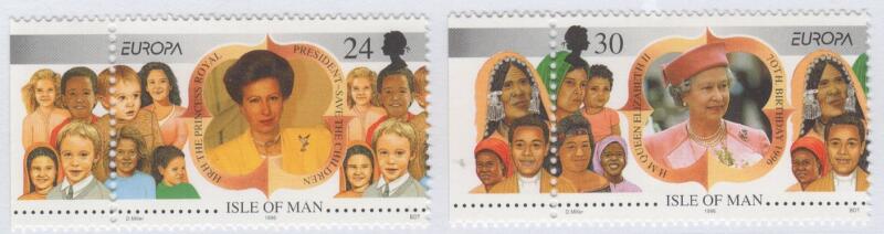 Francobolli Man Anno 1996 Europa Donne celebri