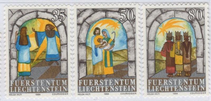 Francobolli Liechtenstein Anno 1984 Natale