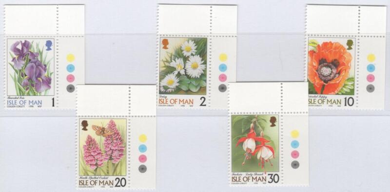 Francobolli Man Anno 1998 Fiori