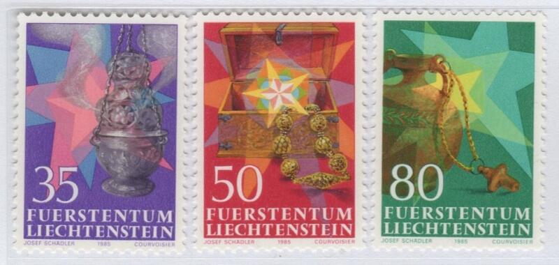 Francobolli Liechtenstein Anno 1985 Natale