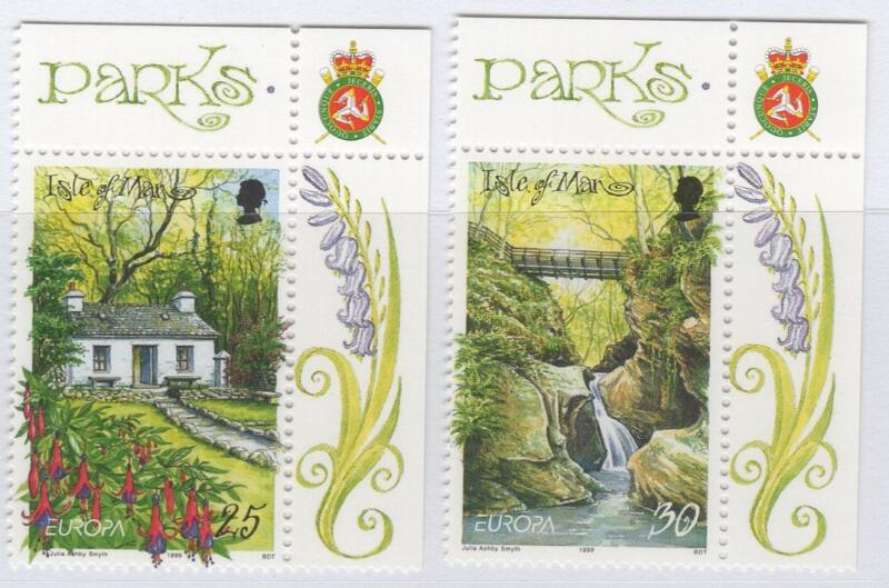 Francobolli Man Anno 1999 Europa Riserve e parchi naturali