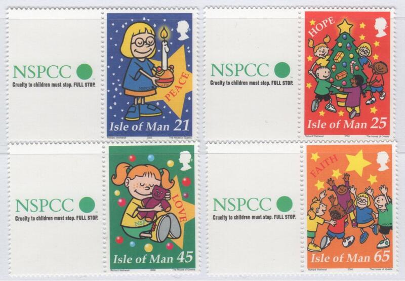 Francobolli Man Anno 2000 Natale